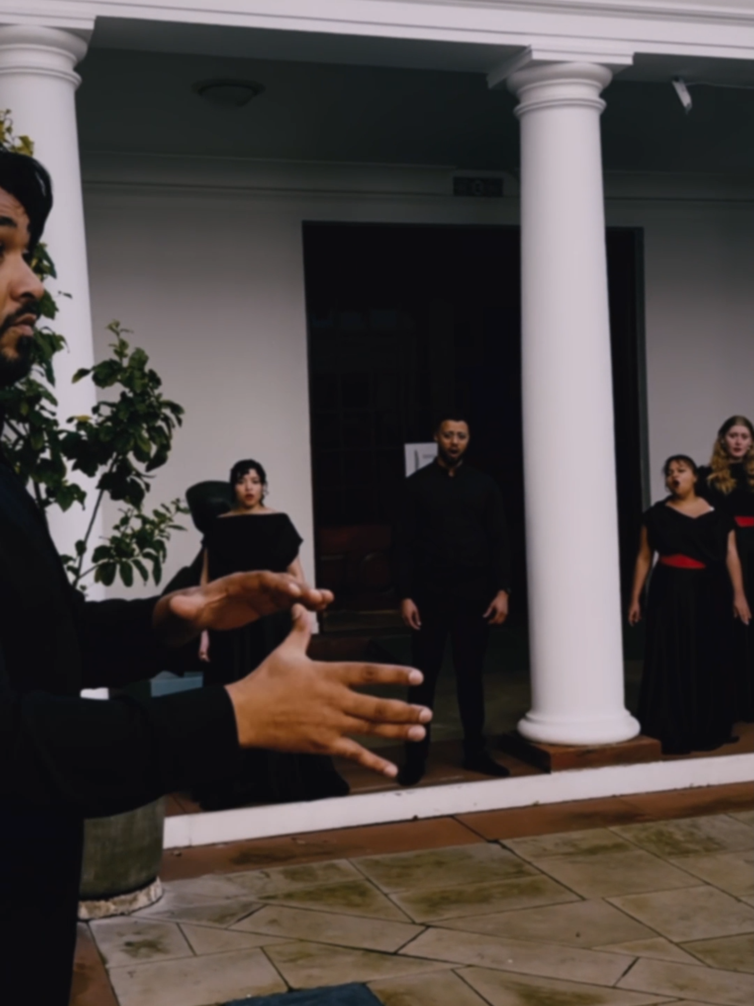 Lux Nova composed by Eric Whitacre. The sound of transcendence filled the Iziko National Gallery when we performed in its courtyard. #fyp #choir #music #choirtok #ericwhitacre #southafrica #luxnova #chorale #ethereal