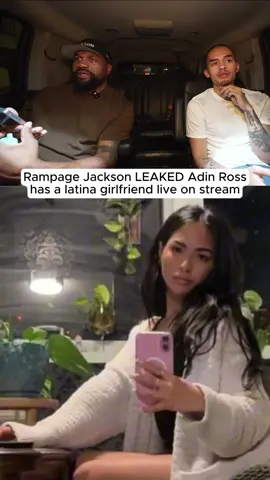Rampage Jackson LEAKED Adin Ross has a latina girlfriend live on stream #rampagejackson #adinross #fyp 