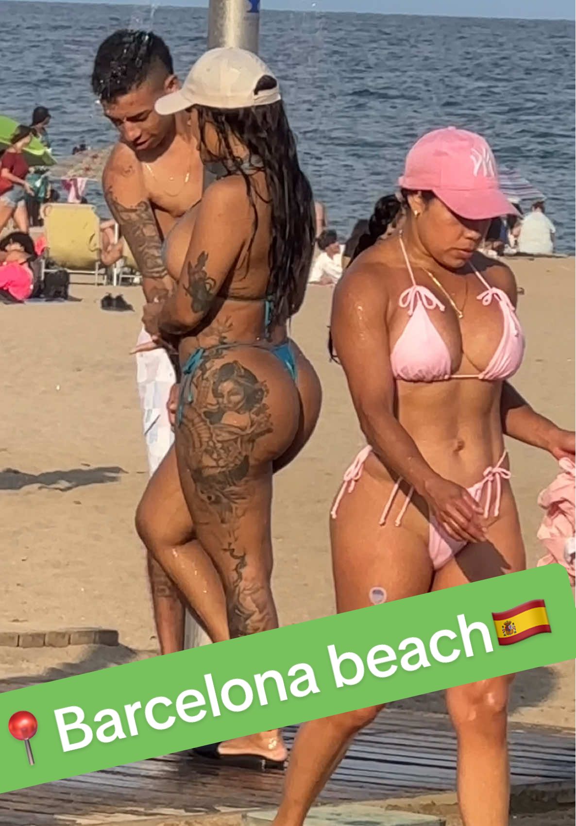 🌍✈️Playa la barceloneta 👙 #LIVEStory #barcelona #playa #españa #GoLIVEGrowFast 