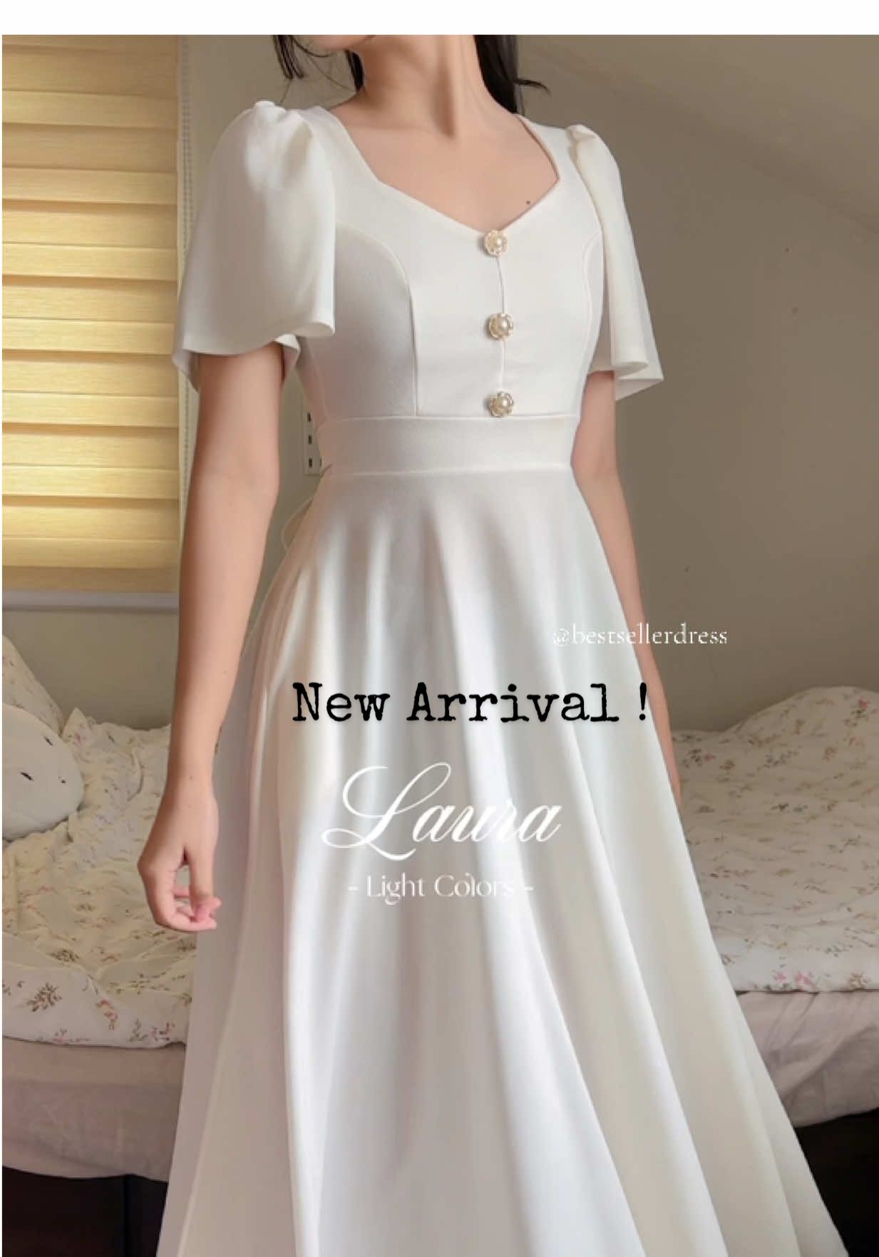 The effortless elegance you’ve been waiting for✨ Maxi dress magic with 3 perfect buttons #fyp #bestsellerdress #trending #churchdress #dress 