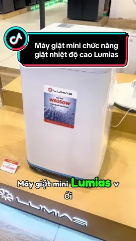 Máy giặt mini Lumias giặt nhiệt độ cao – diệt khuẩn sạch sâu, nhỏ gọn tiện lợi cho gia đình hiện đại! #MayGiatMini #Lumias #GiatSachKhuan #GiaDungThongMinh #TienLoiMoiNha