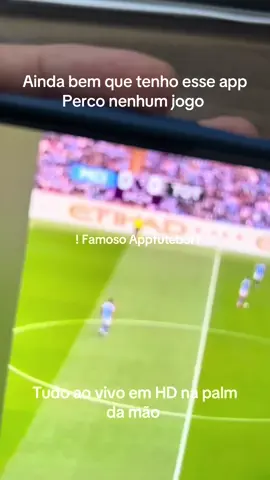 Esse app é diferenciado, bom demais #PremierLeague #brasileirao #laliga #aovivo #city 