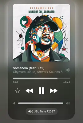 Such a beautiful tune from #Chymamusique’s latest album, featuring the amazing #Ze2 🙂‍↕️✨#Fatso98 & #ArtworkSounds ✨ Somandla uzuyigcine impilo yami…🥹🤍