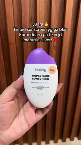 #facetology #facetologysunscreen #sunscreen #facetologytriplesunscreen 
