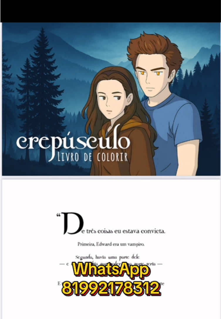 Xodó de todos  #crepusculo #crepusculotwilight #crepusculoedit #livrodecolorir #coloringbook 
