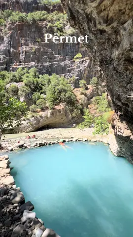 Naturally occurring hot springs and beautiful mountains made Përmet one of my favourite stops in Albania #albania #shqipe #përmet #traveltiktok 