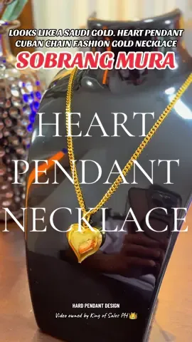 Big Heart Fashion Gold Necklace Make a bold statement of love and style with this Big Heart Fashion Gold Necklace. Featuring a striking heart-shaped pendant, this piece is crafted with premium fashion gold that shines beautifully while staying durable and long-lasting. Perfect for daily wear or special occasions, it’s designed to stay radiant without fading or tarnishing. #gold #goldjewelry #goldnecklace #heartpendant #jewelry 