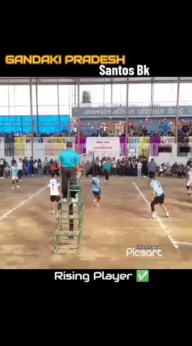 Gandaki Pradesh volleyball player Santos Bk ।।।। Rising Player।।। जाउँला खेल भलिबल प्रसिक्षद केन्द्र।।। #saru #fyp #keepsupporting🙏 #volleyballlover #mityalmusar🦋 #dhanbahadursaru 