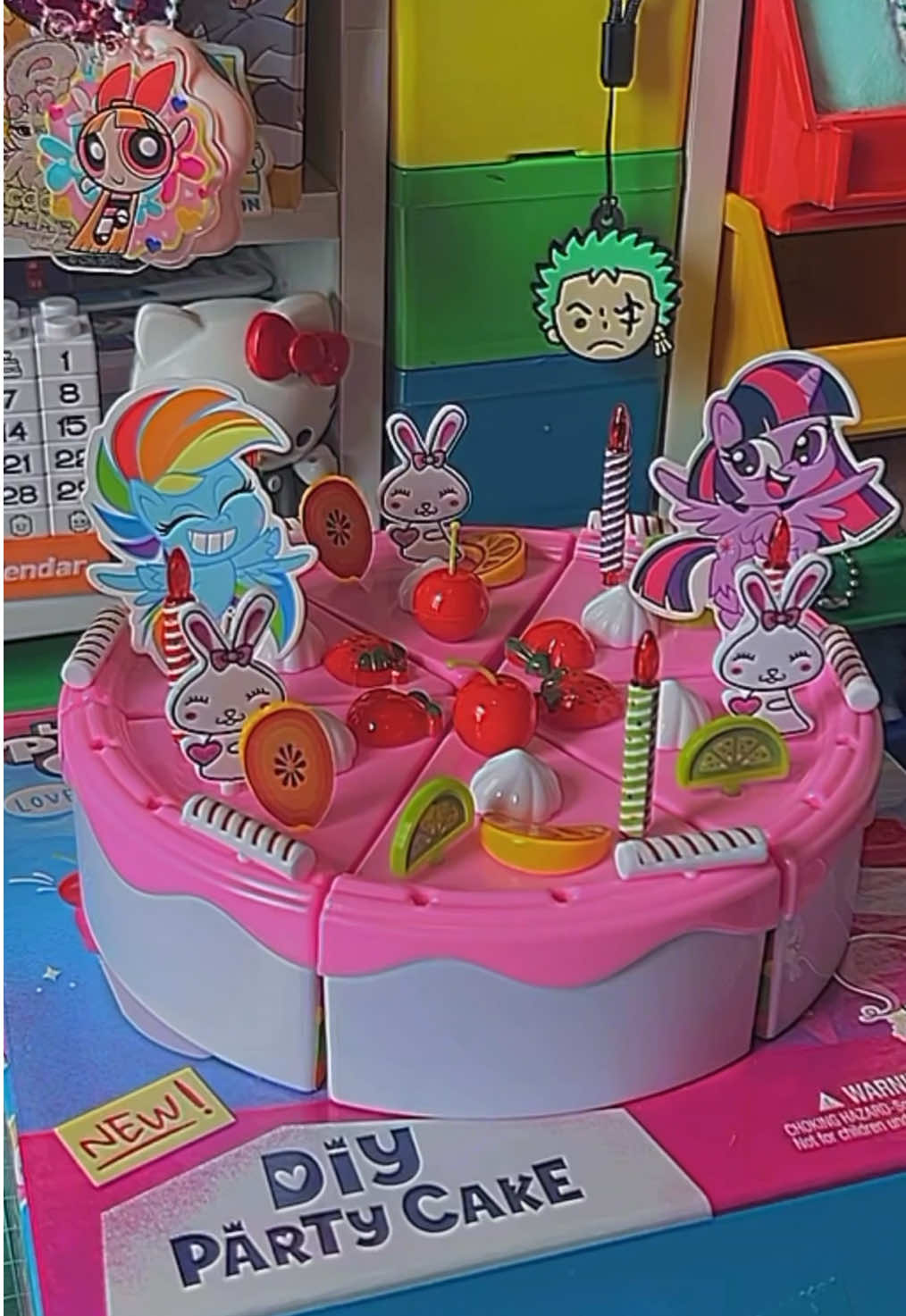 ประกอบเค้กก🎂  #เซตเค้กโพนี่ #ของเล่นเด็ก #ของเล่นในเซเว่น #mylittlepony #diypartycake  