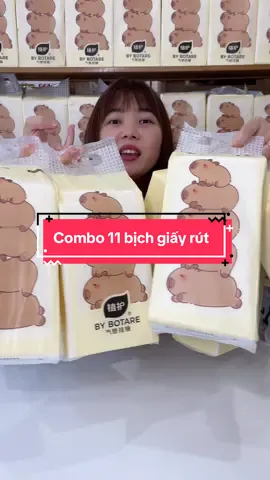 Combo 11 bịch giấy rút #giay #giayan #xuhuong #lienlanhle 