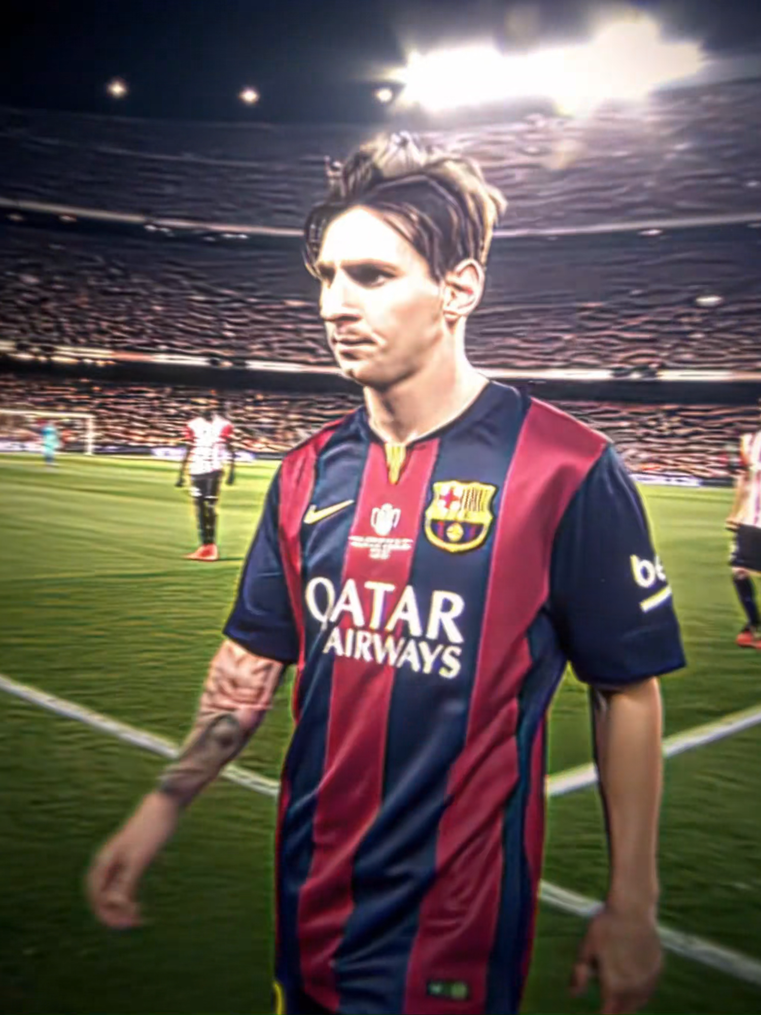 Messi Copa del Rey Final🔥🐐 #dribbling #footballedit #footballshorts #goals #Soccer #soccershorts #edit #messi #lionelmessi