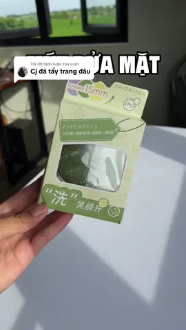 Trả lời @Linh Mình đang test độ làm sạch của mút khi k dùng sữa rửa mặt hay bông tẩy trang #mutruamat #giadungtienich #tienich #amortals #lamdep 