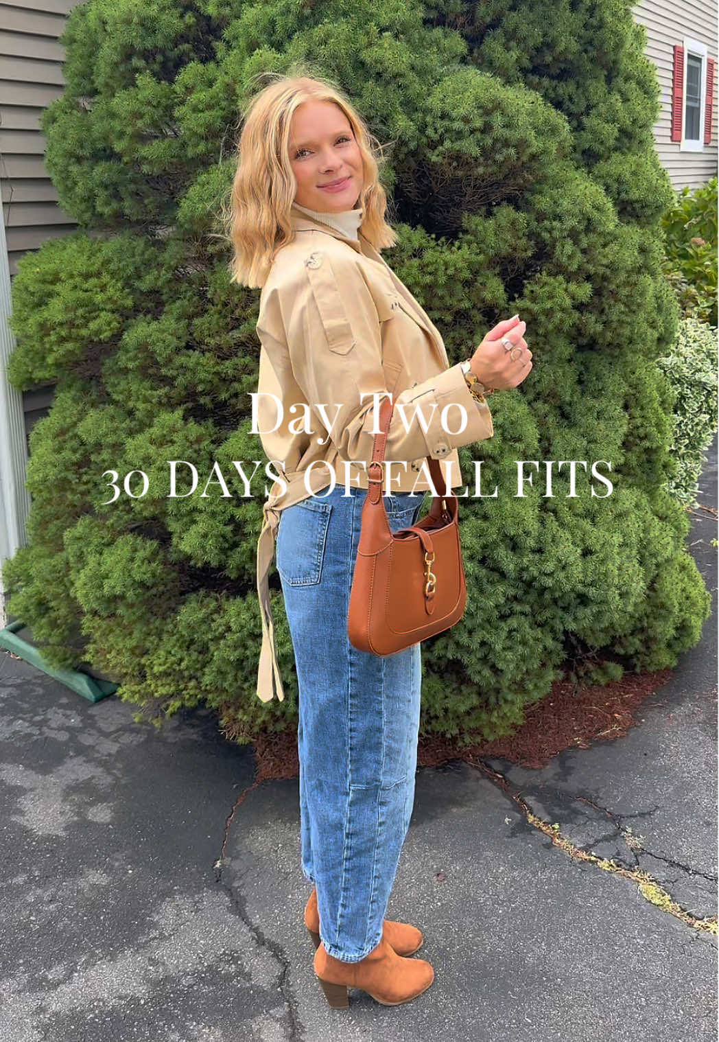 Day Two of my Fall Fits series… 30 days Until Fall!! 🤎✨ Jacket &Purse : @Amazon  Jeans: @Old Navy Official 