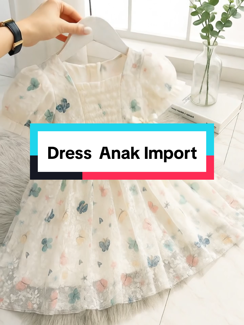 Dress anak import #dress #dressanak #ootdanak #princeskesli #fypage 