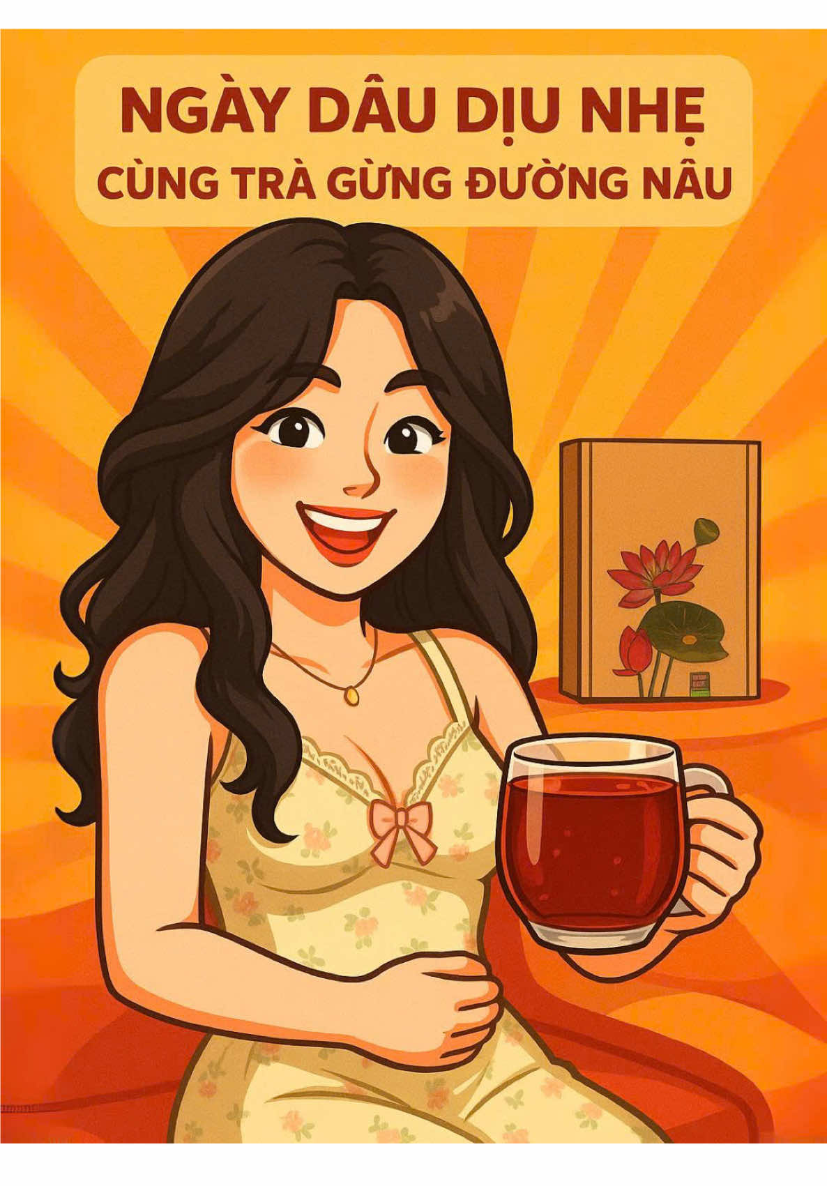 Trad gừng đường nâu tốt cho chị em ngày dâu… #xuhuong #suckhoe #tragung #tragungduongnau #suckhoecungtom