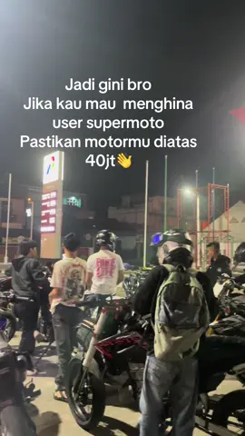 Motor standar modal knalpot doang😭 #independent #supermoto 