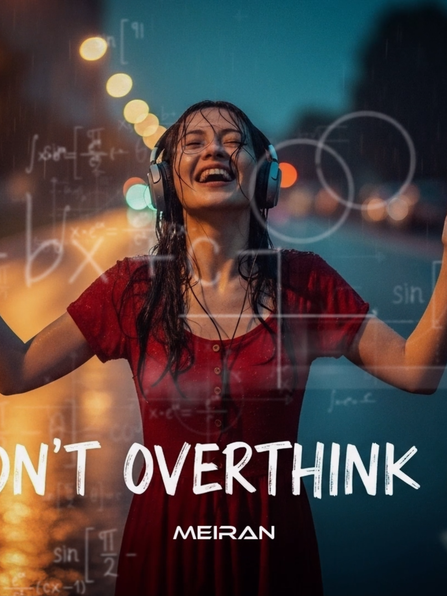 MEIRAN ~ DON'T OVERTHINK IT! • LYRICS Rain on the roof, seek and hide, 창밖을 보다가 눈 감아   Someone said “you’re falling behind”   Like they control the time 하루가 길고, 마음이 좁을 때   I cancel plans and walk instead   Everyone’s loud like a trend Loneliness is my best friend   I used to think and had to run Catch every light before it’s done   근데 지금은 아니야   Some things come when you don't even try Let the pressure drop   Let the music talk   너도 그냥 있어 봐   Only you is enough DON’T OVERTHINK IT! DON’T OVERTHINK IT! 너무 많은 질문이   Circle round in my mind   What ifs, what nows   running through so many hows I’m not late, I’m not wrong   I’m not missing out   바로 이 순간 침묵은 너무 크다 Let it pass, let it stay   어느 쪽도 괜찮아   You don’t have to chase   Sometimes life can wait DON’T OVERTHINK IT! DON’T OVERTHINK IT! One deep breath   One soft song   하루 끝에   I know I belong I laugh slow   I walk light   The world can turn   I’ll be just fine DON’T OVERTHINK IT! DON’T OVERTHINK IT! #Meiran #kpopmusic #new #fyp #korean #english #song #release #kpop #ai #aisong #aimusic #kpopusa #kpopid #kpopjp #kpopbr #kpoptr #viral #trending #newmusic