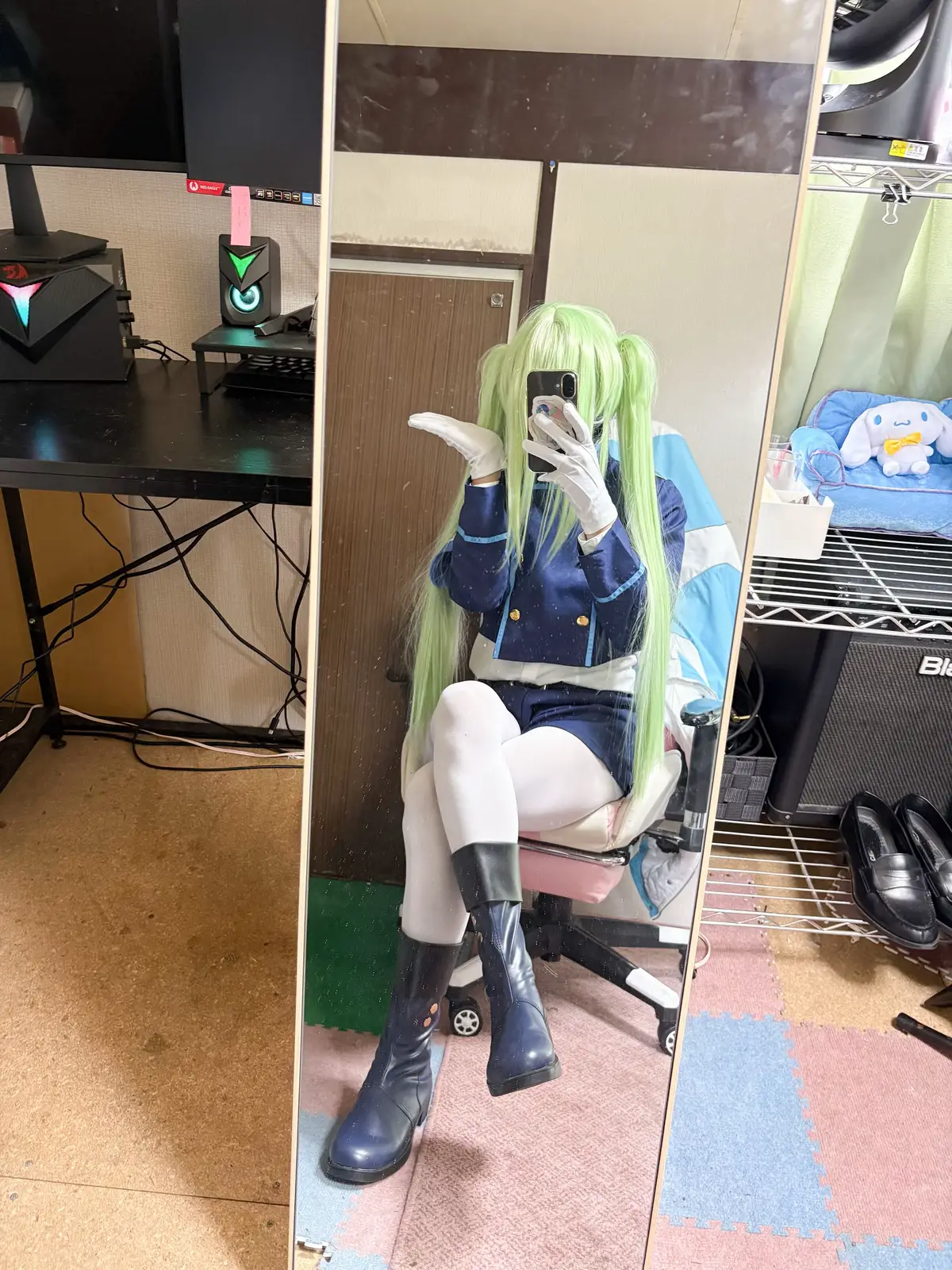 ぱひゃっ♡ #シュポガキコスプレ #橘ノゾミ #ブルアカコスプレ #ブルーアーカイブ #白タイツ 