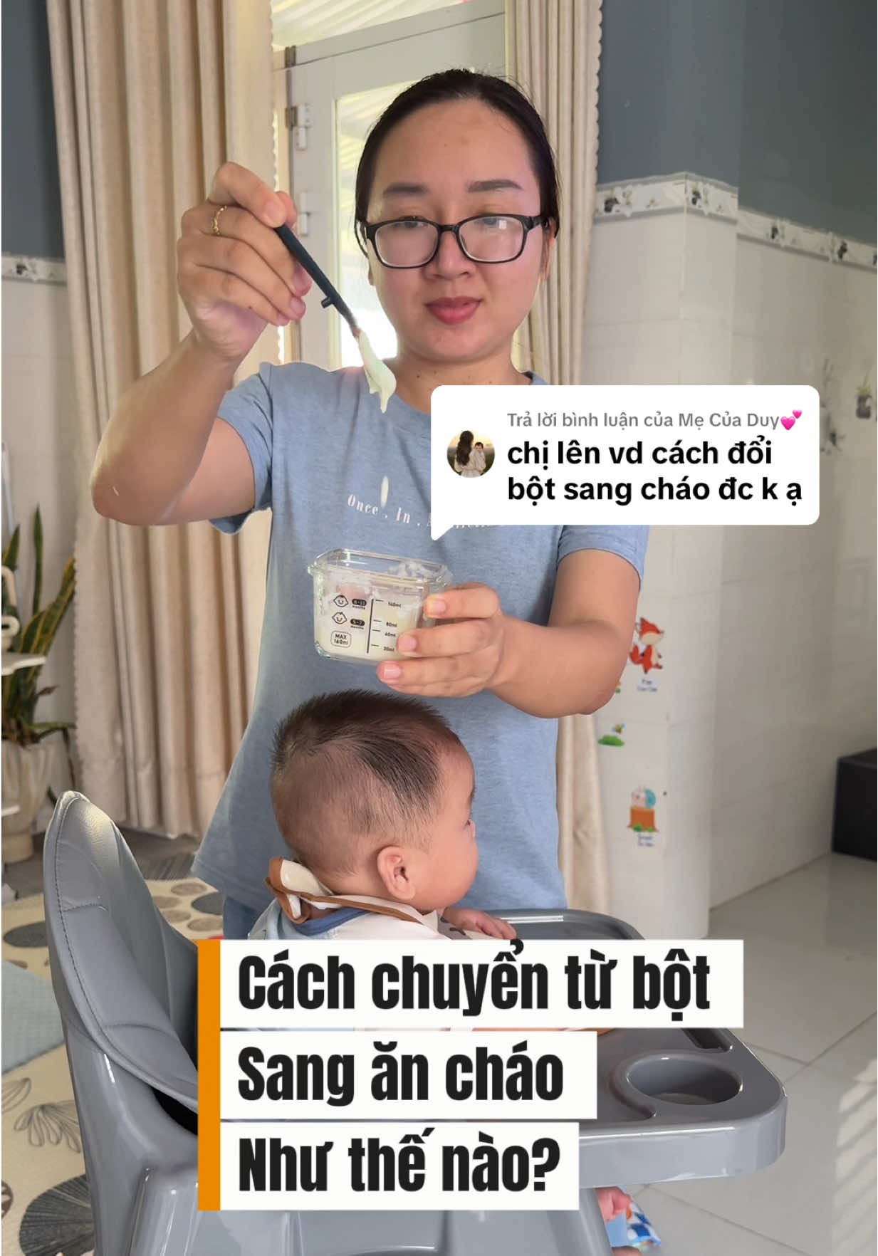 Trả lời @Mẹ Của Duy💕 mình sẽ cố gắng trả lời các thắc mắc về ăn dặm của con cho các m, để ăn cho dễ dàng hơn#phuongmeminhquang #andam #mevabe #mebimsua 