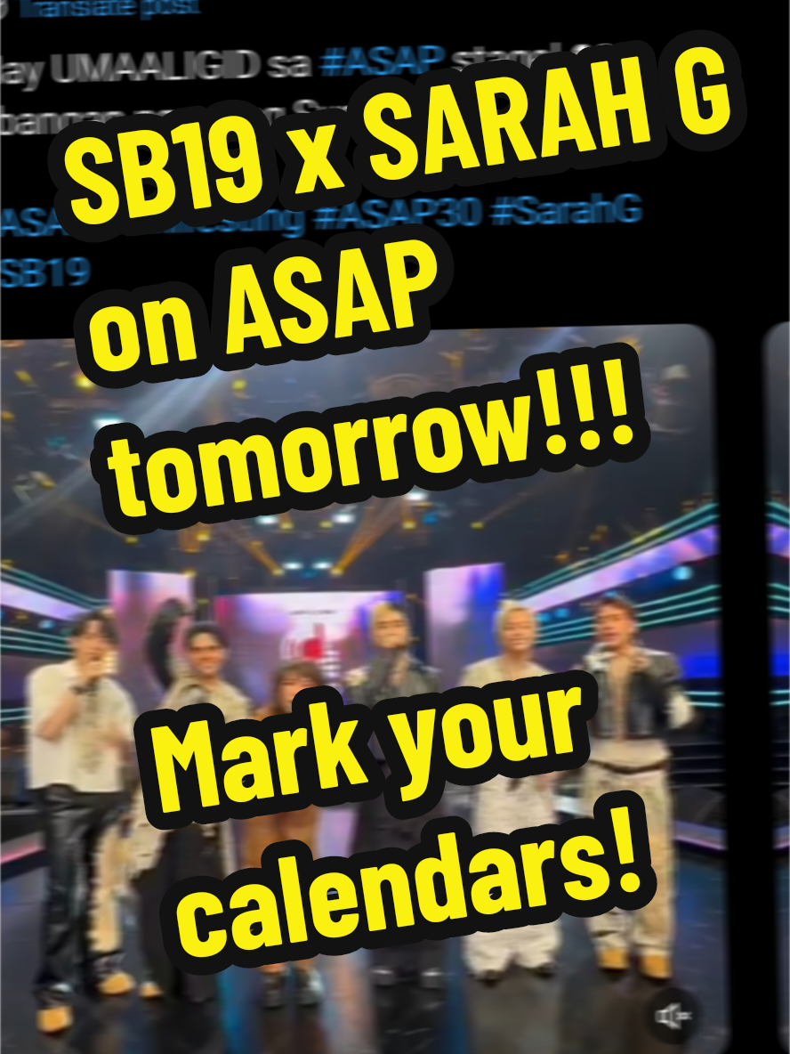 DONT FORGET, LETS HYPE!! A'tin and Popsters.... UNITE! #SB19 #Umaaligid #sarahgeronimo #ppop 