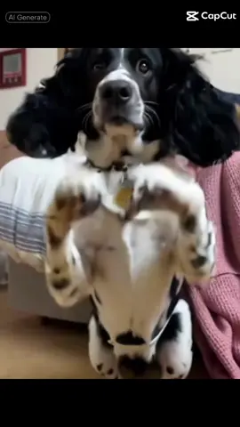 #dogs #aivideo #cutedogs #shortvideos #funny #capcut #ai #thumbs #hearts #spaniels #aigenerated 