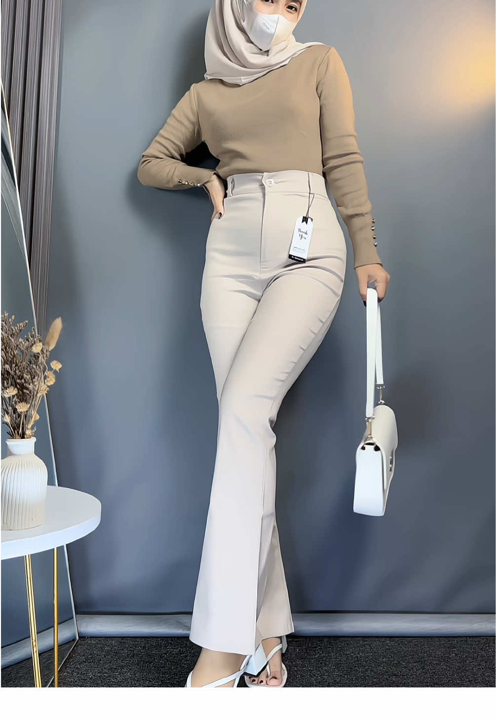 Cutbray highwaist bahan katun twill lembut nyaman pol dipakai bestii wajib punya sih😍🥰 #rekomendasi #celanacutbray #cutbrayhighwaist #celanamurah #fyp 