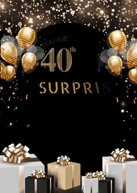 40TH BIRTHDAY PARTY INVITATION 🖤💛 #tiktoksouthafrica🇿🇦🇿🇦 #digitalinvitations  #cardblissdesigns🌸 #trendingvideo #birthdayparty🎂