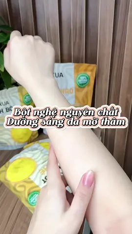 Nghệ với cam thảo sáng da lắm mấy bà đắp thì che chắn kĩ nha #ubot #botnghe #botcamthao #matna #trangda 