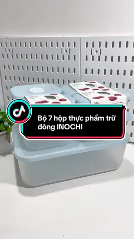 Bộ 7 hộp thực phẩm trữ đông inochi #hopdungthucpham #hopdungthucphaminochi #inochi #giadungtienich #viral 