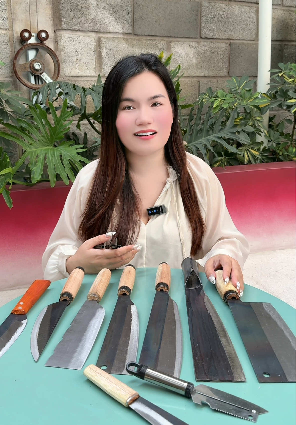 Bộ dao bếp 10 món rèn thủ công sắc bén #daonhabep 