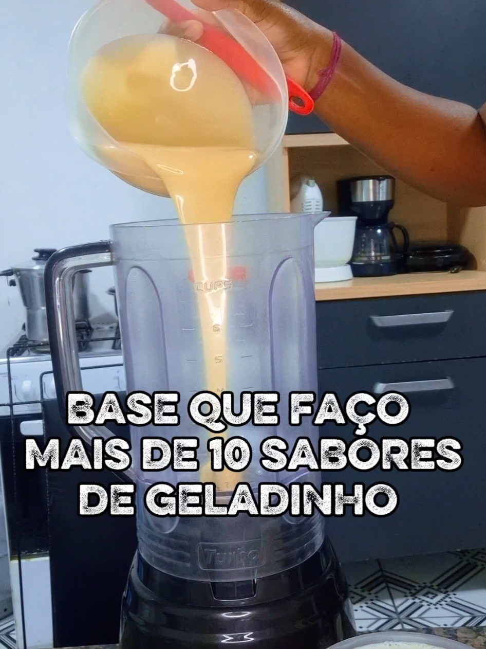 Com essa base faço mas de 19 sabores de geladinho #geladinhogourmet #receitasimples #vendas #dindin 