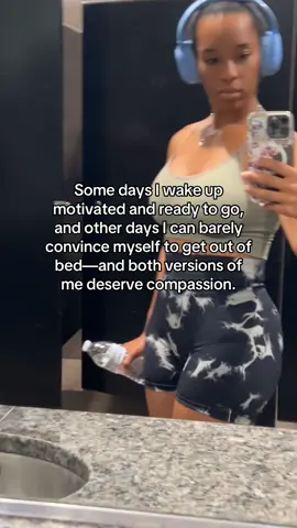 Not every day will feel powerful, but every version of you is worthy of love. Show up with compassion—for the days you’re unstoppable, and for the days you’re just surviving. 🤍✨ #SelfCompassion #Motivation”