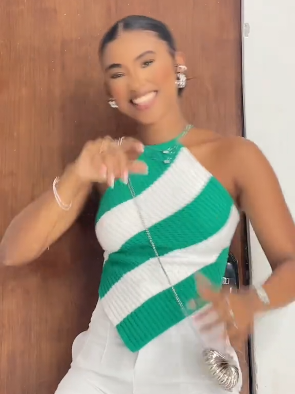 ✨ Gostou do look? Arrasta pra cá 👉 no meu perfil tem a vitrine do TikTok Shop com esse e muito mais! 🛍️ O link está todinho lá, é só clicar e arrasar nas compras! #paty #patynordestina  #look #tiktokshop 