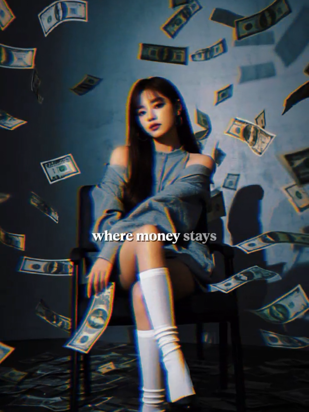 I love money,Money love me 🤑 #CapCut #fyp #money #lyrics #trend 
