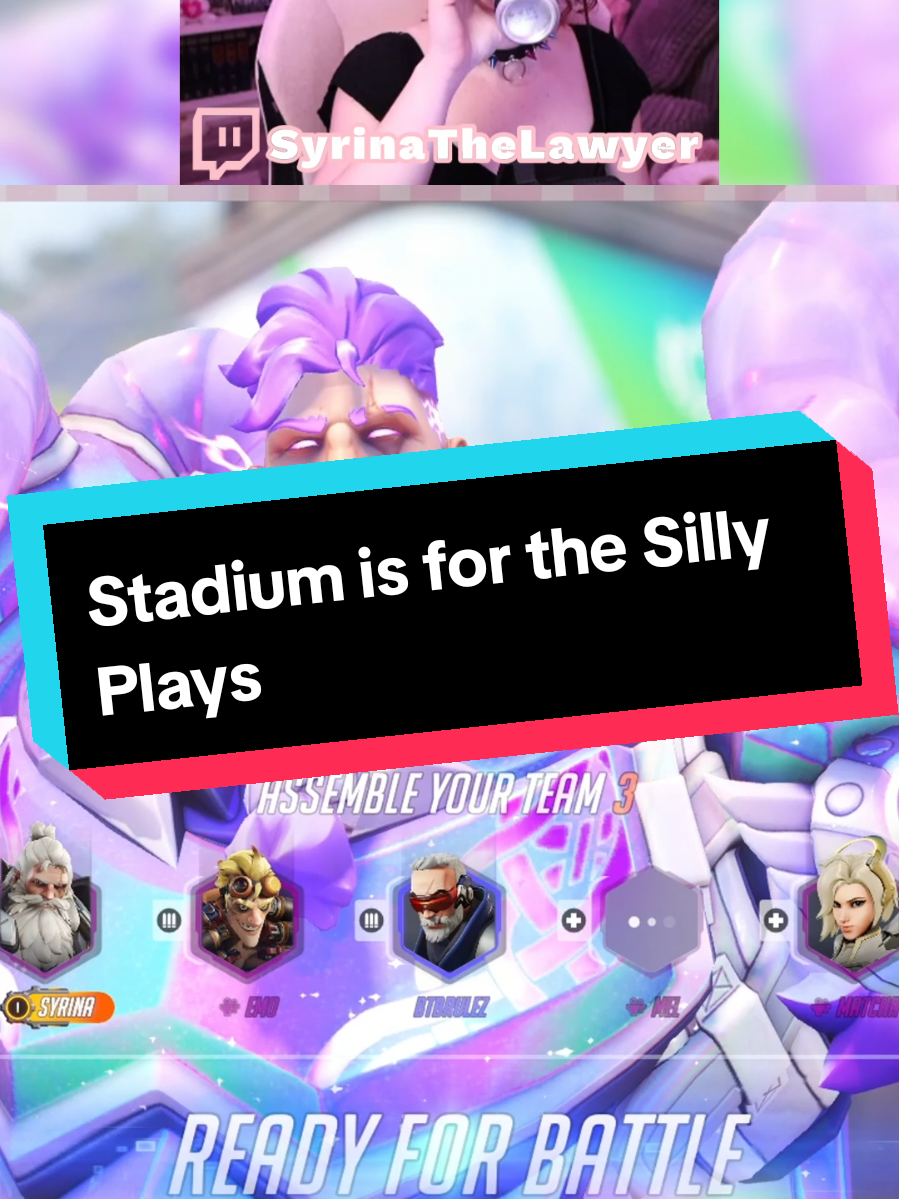 We sip when we stadium, and yes its always so silly 😎🤣 #overwatch#overwatch2#playoverwatch#overwatchfunnymoments#mercymain 