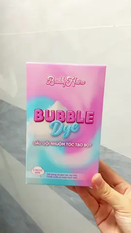 Tự nhuộm tóc tại nhà cùng dầu gội nhuộm tíc tạo bọt Buddy Hairs với mình nhé🤭 #tunhuomtoctainha #tunhuomtoc #nhuomtoc #buddyhairs #top 