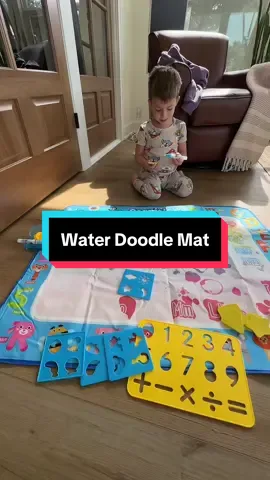 This is hands down the best water doodle mat I’ve owned—and with 5 kids, I’ve tried plenty over the years! 🌊✨ It comes with so many upgraded pieces: a plastic sealable case with a sponge for the stamps, water markers, a water paintbrush, plastic stencils, foam stencils, and even a fun how-to drawing book. Such a great way to keep kids busy without the mess. You can find it on my Amazon storefront.