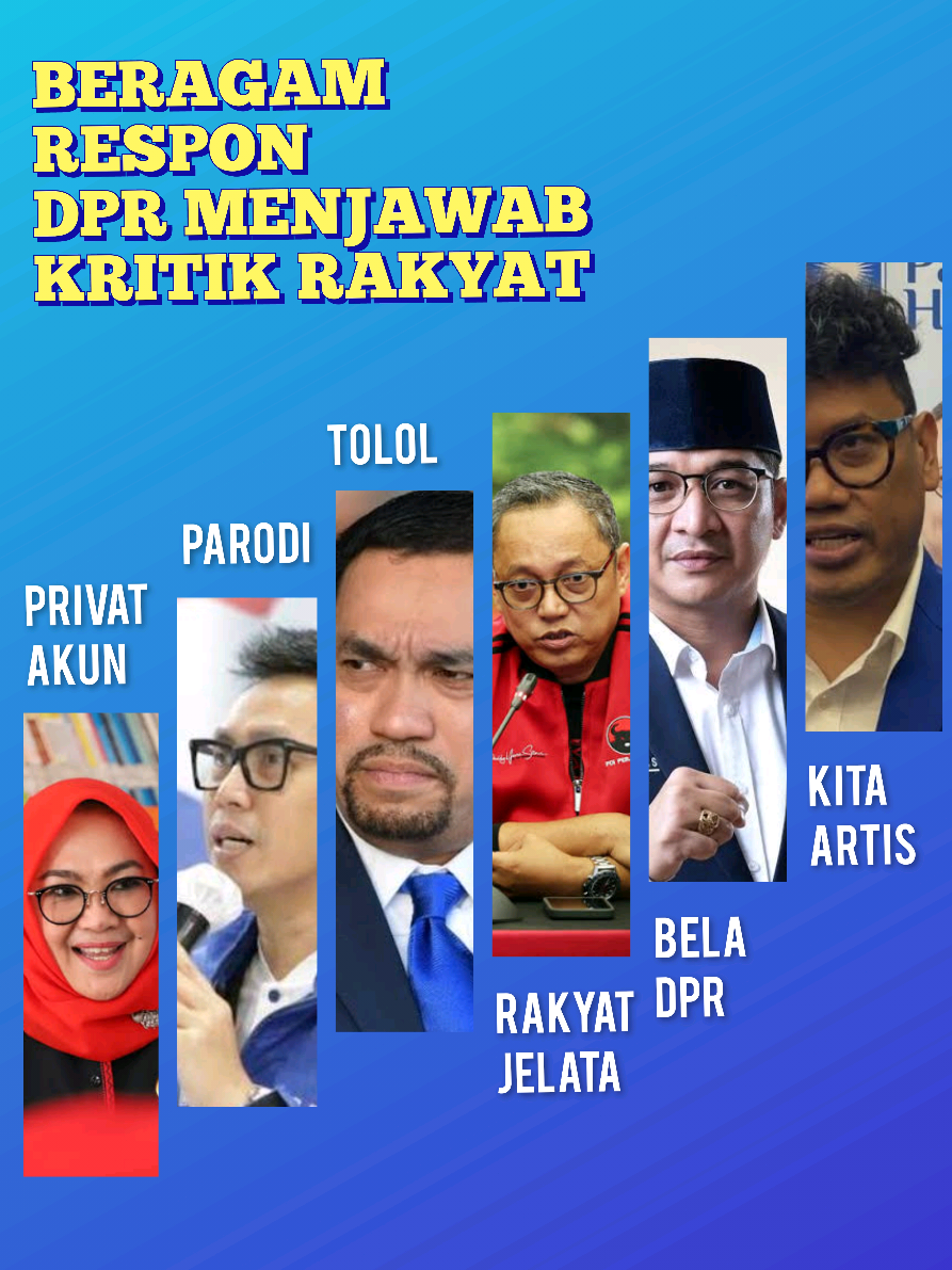 *YANG KATANYA WAKIL RAKYAT* #sadarestuwati #mbakestu #ekopatrio #ahmadsahroni #deddysitorus #pashaungu #uyakuya #dpr #dprjoget #tunjangandpr #gajidpr #kritik #pdip #pan #nasdem