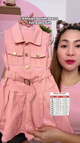 Denim Dress For kids :) Affordable ng dress for kids na toh :) #denimdressforkids #koreandress #dressforkids #denim 