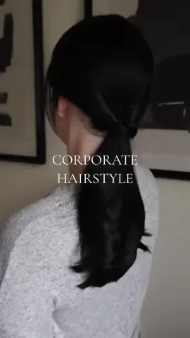 the easiest way to look more put together on a bad hair day 💼 #corporategirl #corporategirly #corporategirls #workhairstyle #corporatehairstyles 