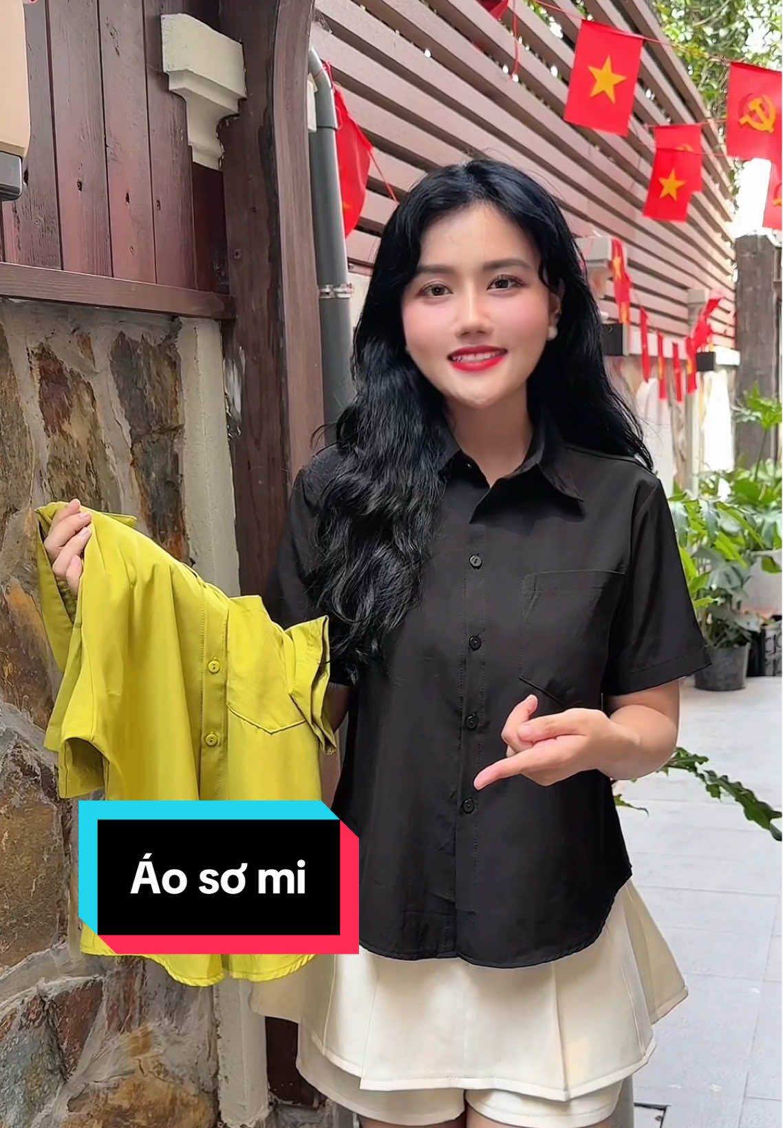 Áo sơ mi ngắn tay form rộng thoải mái #aosomi #sominu #viral #trending #hienhoidieu