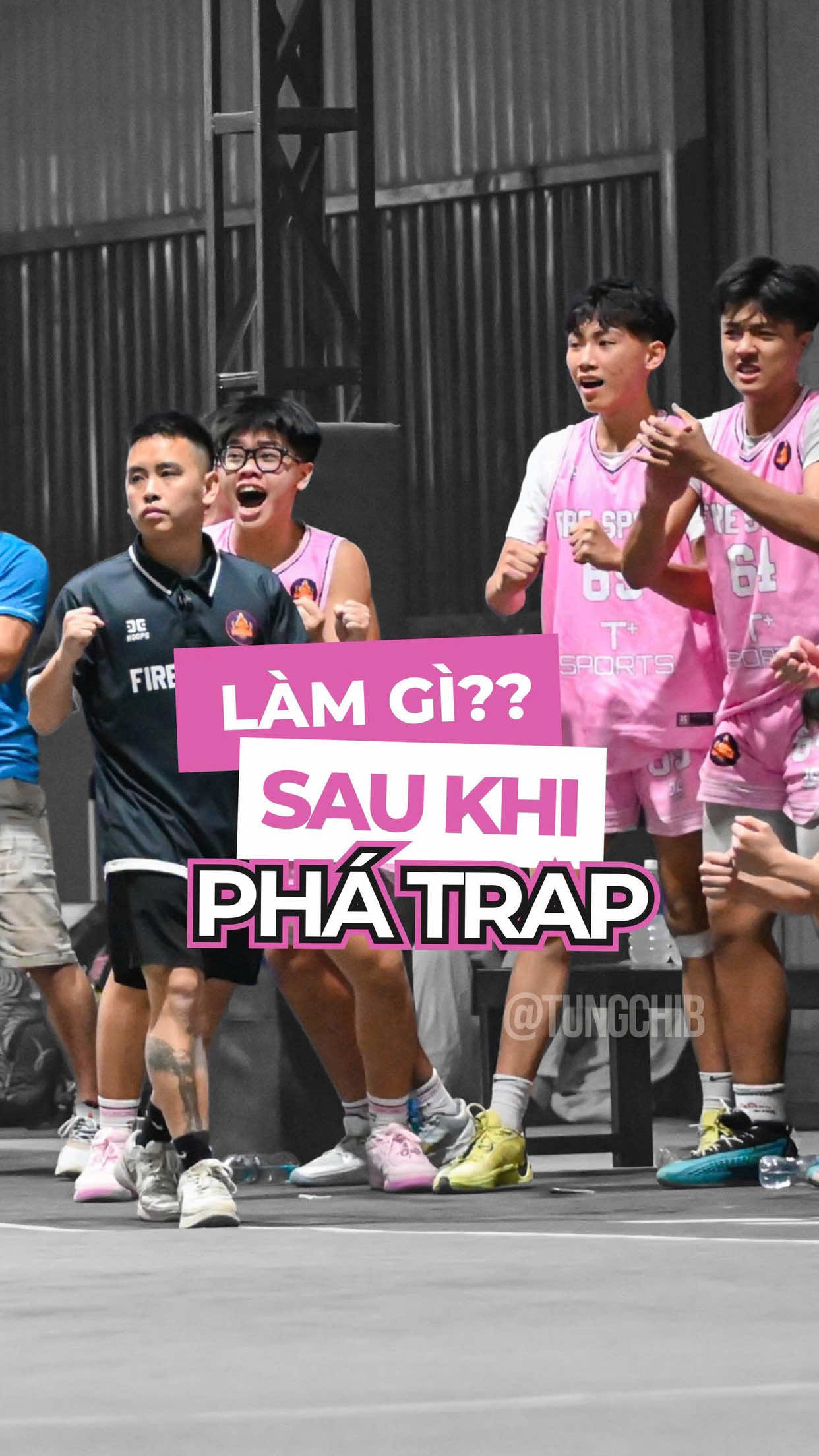 Vẫn là câu chuyện “trap”. Nên làm gì tiếp theo sau khi qua nửa sân trên?! #basketball #coaching #tungchib #hybl #u16firesport