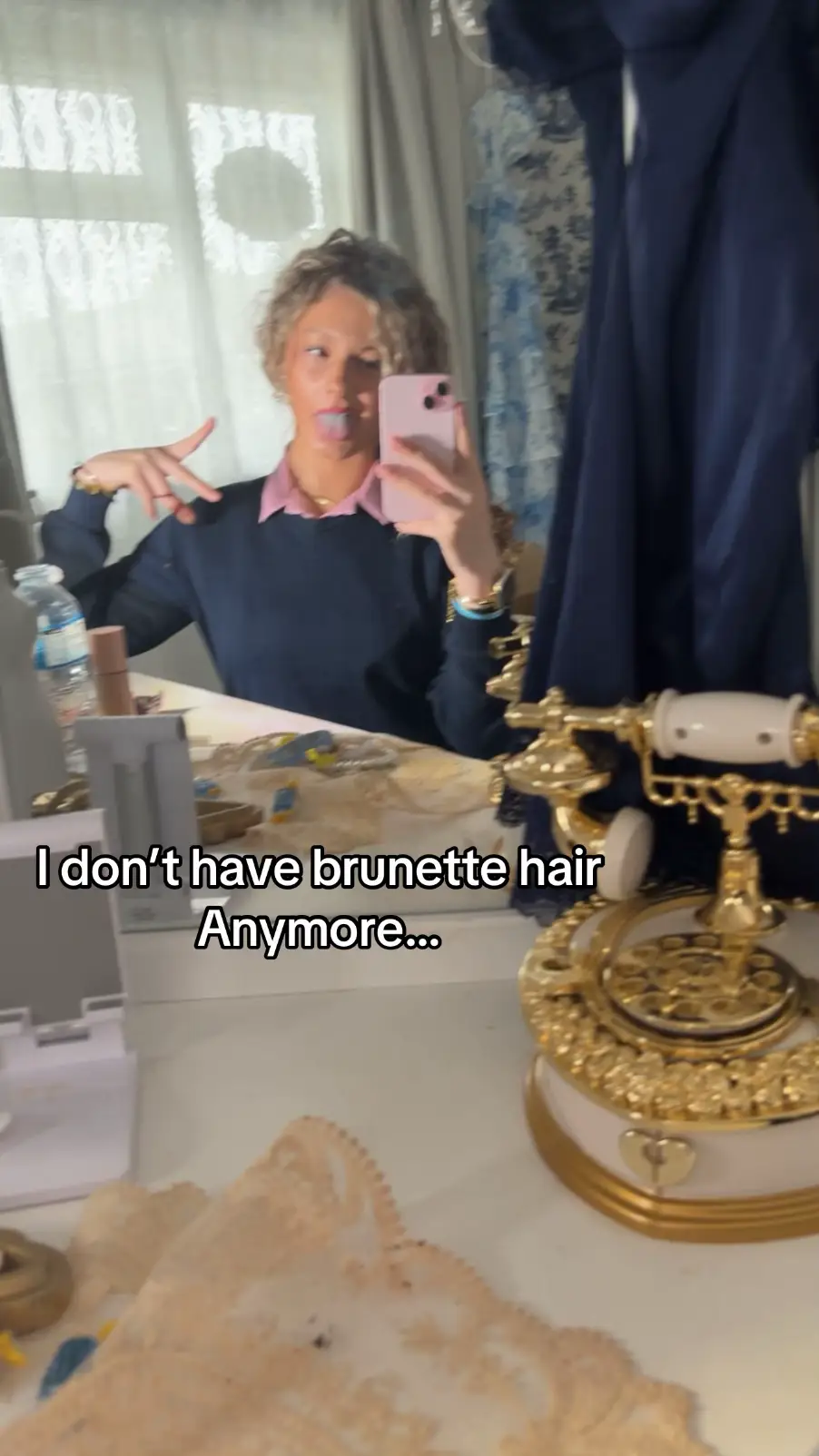 So glad I went blonde 😂#fyp #trend #haircolour #blondevsbrunette #captions 