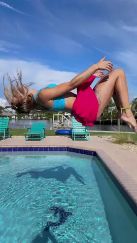 Back flip with style!