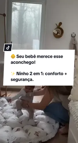 👶 “Toda mamãe sonha em dar conforto e segurança para o bebê…” ✨ “Esse ninho redutor é 2 em 1: vira bercinho aconchegante e também tapete fofinho para brincar.” 💤 “Reversível, macio e já vem com travesseirinho!” ⚡ “Mas atenção: estoque limitado! Garanta o seu hoje — link na bio. #M#MaternidadeM#MamãeDePrimeiraViagemE#EnxovalDeBebêB#BebêConfortávelM#MamãeEBebê 