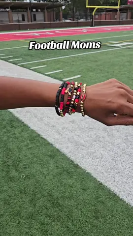 Stackable football fashion bracelets available now #tiktokshop #football #footballmom #bracelets  #stackablebracelets 