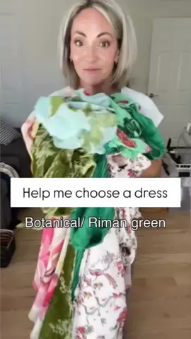 Ok last time I did this you guys crucified me.?  So I have layered on some extra skin and let's do this! 👗This dress is for a Leadership Gala in Las Vegas. The theme is Botanical with a focus on Riman green. Would love to know what you think! Tell me below so I can look my best! Or do I need to tell Curt we need to do more shopping?!? 🛍️  #over50influencer #vegasdress #riman #galadresses