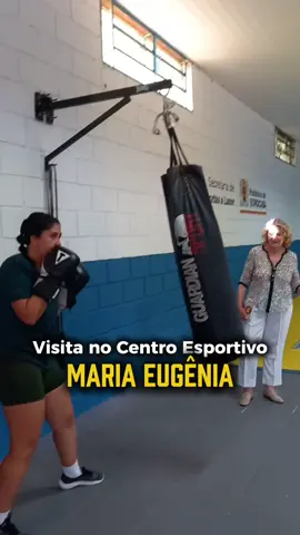 CENTRO ESPORTIVO MARIA EUGÊNIA 🥊 Estou visitando todos os centros esportivos de Sorocaba para verificar a acessibilidase e as condições de treino no local. Muito pontencial para o esporte na cidade 👍 mas, infelizmente, pouca atenção da Prefeitura 😠👎 Comente aqui qual centro esportivo você frequenta e o que falta para o local melhorar! #sorocaba #iarabernardi #esportesorocaba #prefeitodesorocaba #rodrigomanga 