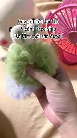Dây cột tóc tai thỏ cute #daycottoc #cottoc #daycottocchobe #phukientoc #fyp 