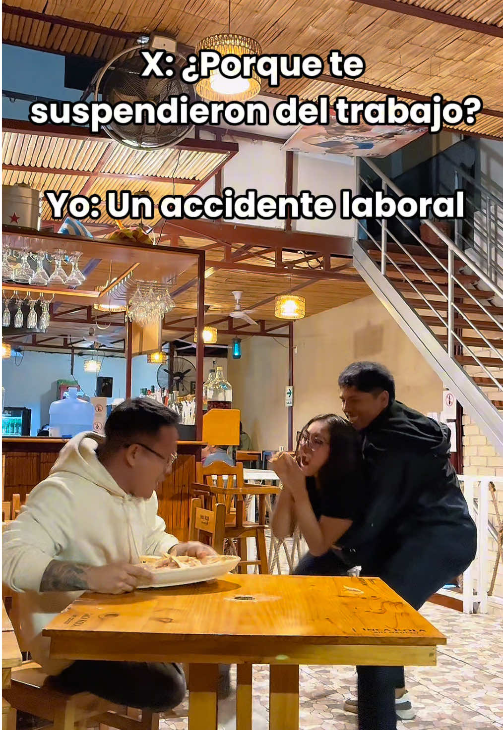 Suspendida 3 días  #piura #perú #comedia #comida #viral 